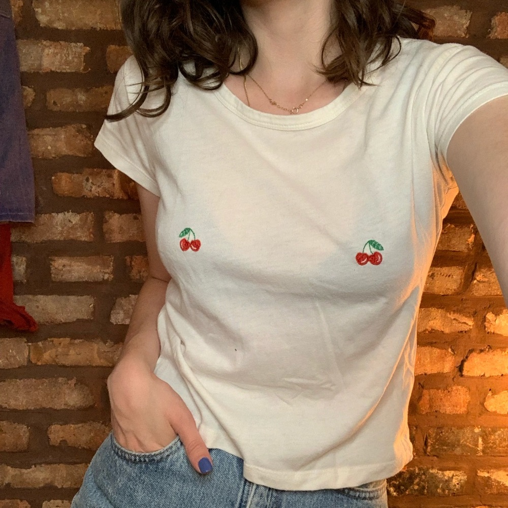 Brandy Melville Cherry Tee